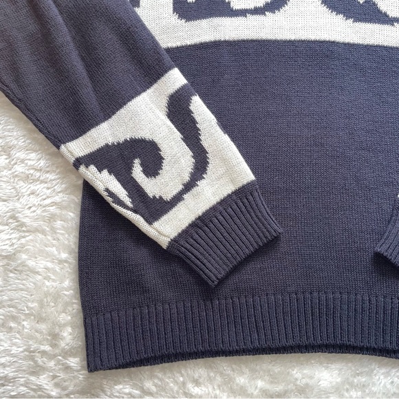 Billabong Wave Fade navy blue lightweight crewneck beach sweater - Picture 3 of 7